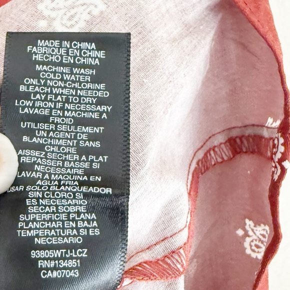 Wayf Dana Floral Smocked Drop Waist Midi Dress Size Medium - Picture 6 of 8